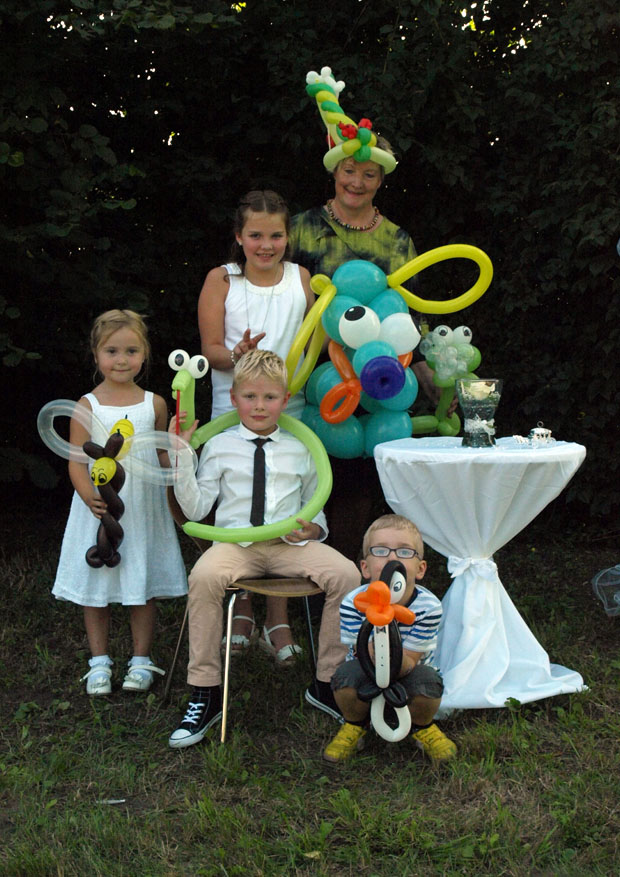 Ballonfiguren beim Hochzeitsfest